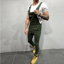 Load image into Gallery viewer, Men&#39;s Fashion Pure Colour Denim Overalls