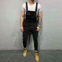 Load image into Gallery viewer, Men&#39;s Fashion Pure Colour Denim Overalls