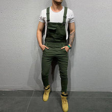 Load image into Gallery viewer, Men&#39;s Fashion Pure Colour Denim Overalls