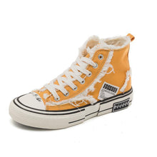 Load image into Gallery viewer, Women&#39;s Casual Fashion Solid Color Canvas High-Top Sneakers