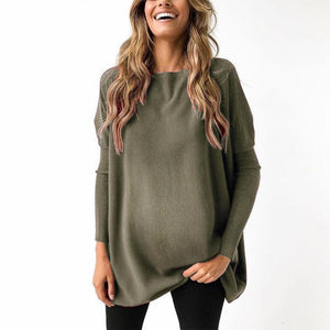 Maternity Casual Pure Color Long Sleeve Sweater