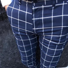 Load image into Gallery viewer, Fashion Men&#39;s High-Waisted Plaid Casual Pants