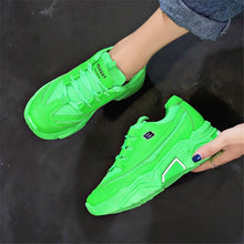 Load image into Gallery viewer, Women&#39;s Fashion Breathable Mesh Platform Sneakers