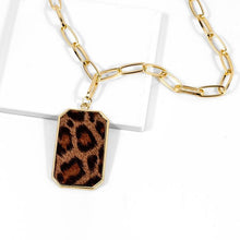 Load image into Gallery viewer, European And American Simple Fashion Alloy Leopard Necklace