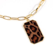 Load image into Gallery viewer, European And American Simple Fashion Alloy Leopard Necklace