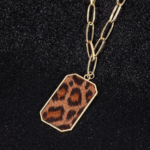 Load image into Gallery viewer, European And American Simple Fashion Alloy Leopard Necklace