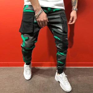 Sports Slim Fit Camouflage Printed Pants