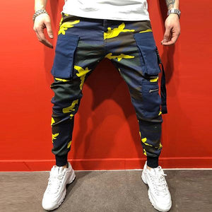 Sports Slim Fit Camouflage Printed Pants