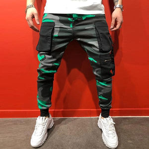 Sports Slim Fit Camouflage Printed Pants