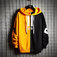 Load image into Gallery viewer, Color Block Loose Hooded Sweatshirts