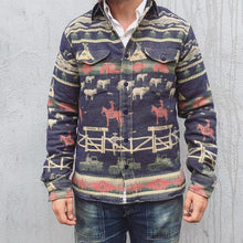 Load image into Gallery viewer, Men&#39;s Printed Pocket Button Jacket