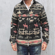 Load image into Gallery viewer, Men&#39;s Printed Pocket Button Jacket