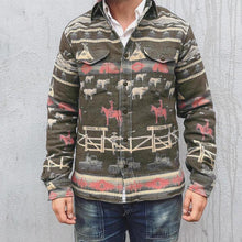 Load image into Gallery viewer, Men&#39;s Printed Pocket Button Jacket