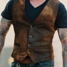 Load image into Gallery viewer, Men&#39;s Single Breasted Pocket Vest