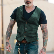 Load image into Gallery viewer, Men&#39;s Single Breasted Pocket Vest