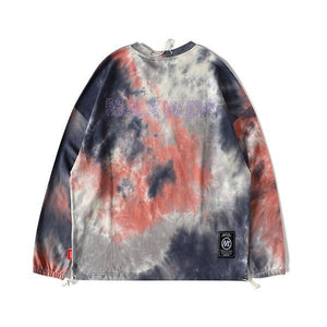 Street Style Oversize Loose Gradient Sweatshirt