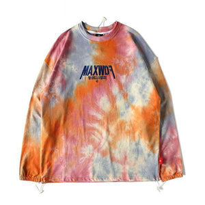 Street Style Oversize Loose Gradient Sweatshirt