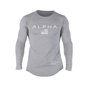 Men's Sports Elastic Long Sleeve T-Shirt