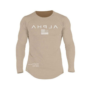 Men's Sports Elastic Long Sleeve T-Shirt