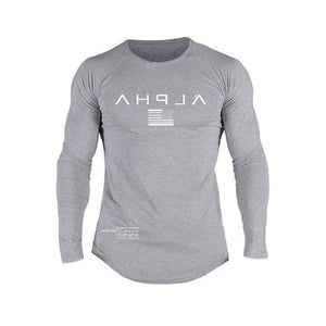 Men's Sports Elastic Long Sleeve T-Shirt