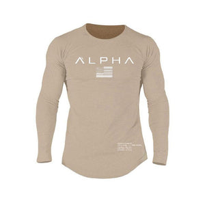 Men's Sports Elastic Long Sleeve T-Shirt