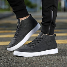 Load image into Gallery viewer, Casual Lace-Up High-Top Canvas Shoes Sneakers