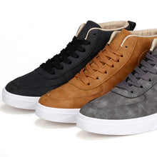 Load image into Gallery viewer, Casual Lace-Up High-Top Canvas Shoes Sneakers