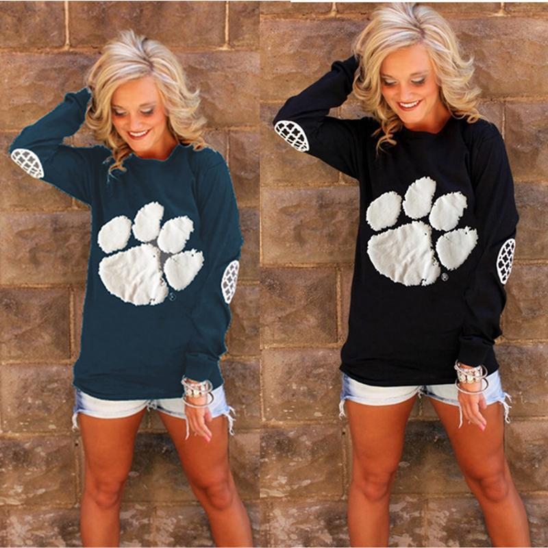 Printed Long Sleeve Hoodie