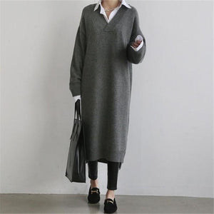 Fashion Casual Pure Color Long Shirt