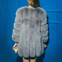 Load image into Gallery viewer, Fashion Faux Fur Long Sleeve Coats