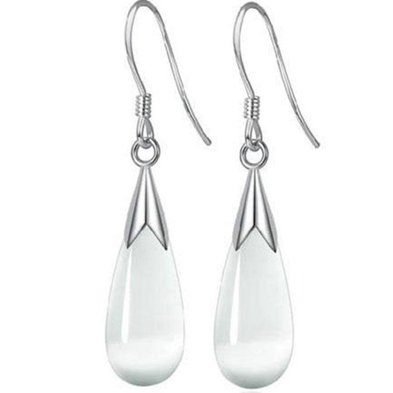 Plain Water Drop Shape Earrings For Women