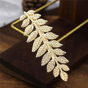 Metal Leaf Hairpin Clip