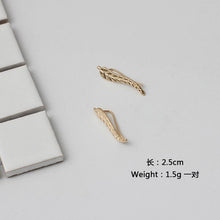 Load image into Gallery viewer, Fashion Leaf Alloy Earrings