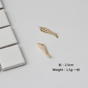 Fashion Leaf Alloy Earrings