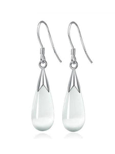 Plain Water Drop Shape Earrings For Women