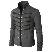 Load image into Gallery viewer, Fashion Men&#39;s Decorative Buckle Long Sleeve Jacket