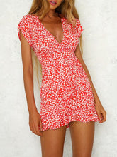 Load image into Gallery viewer, Casual Floral Print Vacation Mini Dress