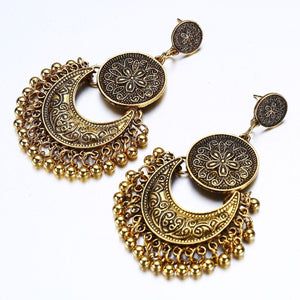 Vintage National Style Tassel Earrings