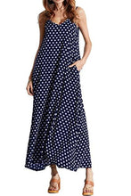 Load image into Gallery viewer, Spaghetti Strap  Printed Maxi Dress