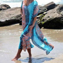 Load image into Gallery viewer, Turkey Gown Style Beach Dress Maxi Dress