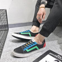 Load image into Gallery viewer, Men&#39;s Fashion Color Matching Breathable Canvas Flats