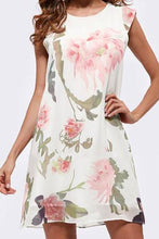 Load image into Gallery viewer, Round Neck  Printed Casual Dress