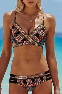 Sexy Ethnic Style Printing Bikini