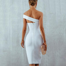 Load image into Gallery viewer, Off-The-Shoulder Split Tube Top   Dress