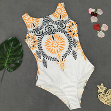 Load image into Gallery viewer, Sexy Bikini Retro Print One-piece Swimsuit