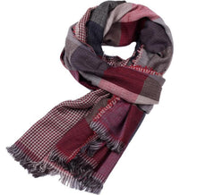 Load image into Gallery viewer, Autumn and winter tartan men&#39;s tassel men&#39;s scarf