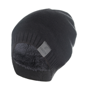 Acrylic wool cap autumn and winter plus velvet warm knit hat