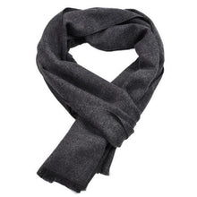 Load image into Gallery viewer, Autumn and winter solid color cashmere double-sided yarn-dyed scarf