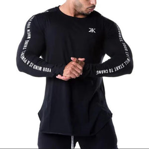 Men's Fitness Training Long Sleeve Shirt