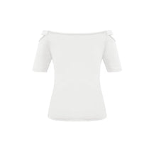 Load image into Gallery viewer, Off Shoulder  Plain T-Shirts